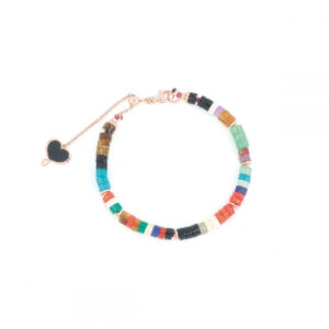 Essencial: PULSERA AMÉRICA DE PIEDRAS MULTICOLOR