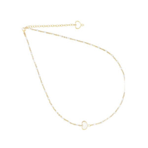 Essencial: COLLAR MAMAN ET SOPHIE ESMALTE BLANCO