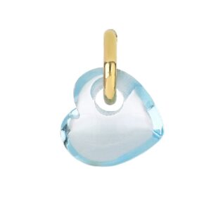 Essencial: CORAZÓN DE TOPACIO AZUL CIELO BEAT