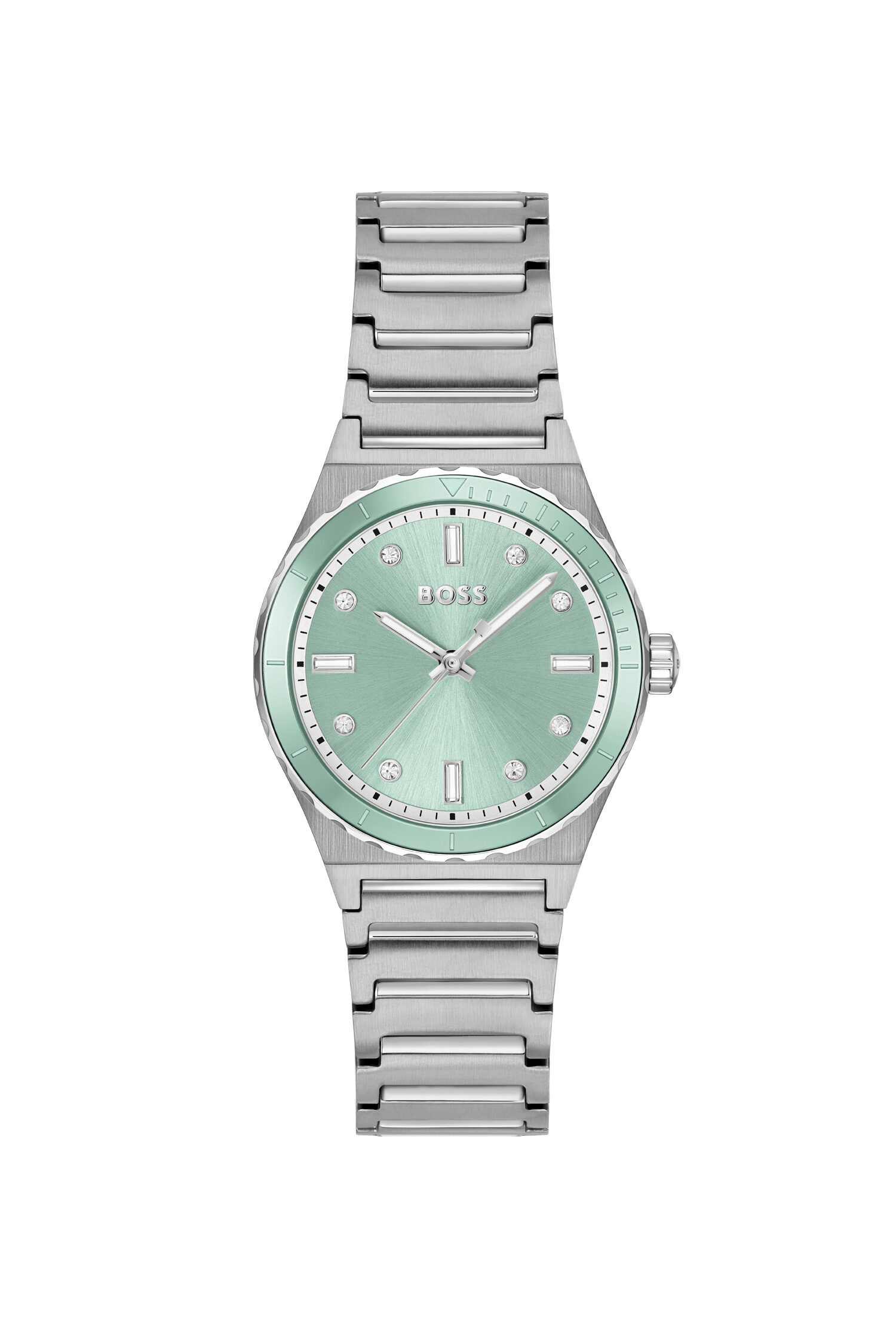Reloj Sena de Acero Inoxidable con Esfera Verde