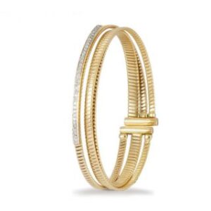 Pulsera de oro 18K con diamantes blancos