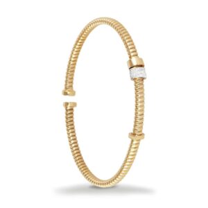 Pulsera de oro 18K con diamantes blancos
