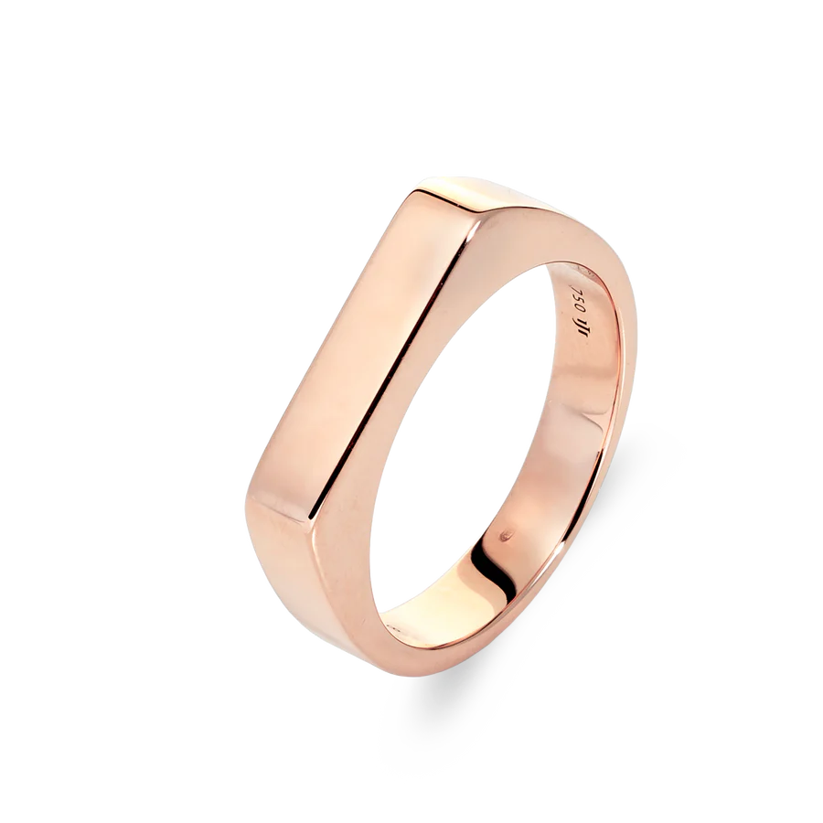 Sortija de Oro Rosa 18K